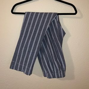 Brandy Melville Tilden Gray and White Pants